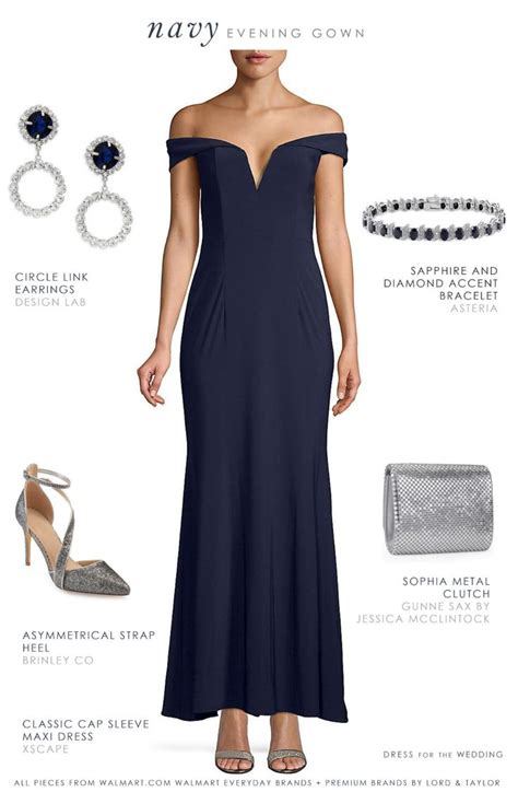 navy blue wedding dress accessories.